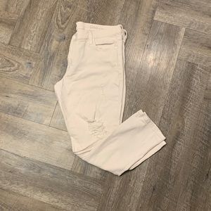 Light pink girlfriend jeans from GAP